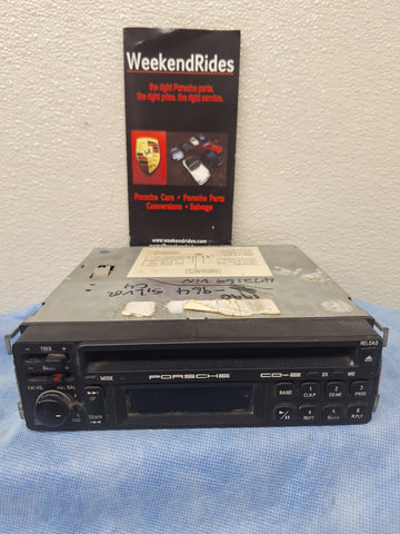 Porsche CD2 911, 944, 928 CD-2 Compact Disc CD Player Stereo 1997 not functioning no returns.