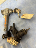 Porsche 911 Ignition lock, glove box lock, one door handle (broken) with key 1981 - 911.613.904.00