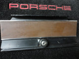 911 Glove Box Door Brown Leather center knob top early 1970T - 911.552.010.01