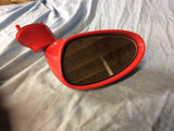 993 aero mirror left driver red - 993.199.880.91