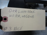 964 993 Dash lower knee protection strip  leatherette black fits 1989-98 wires - 964.552.073.06