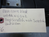 964 993 Dash lower knee protection strip  leatherette black with Glove Door and Box 1989-98 - 964.552.073.06