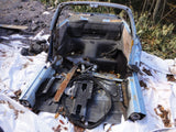 911 Rear Clip Targa body cut, rear Latch panel, Shelf, Seat pan, torsion bar tube section 1981 Iris Blue