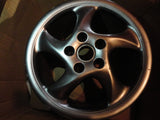 993 Wheel 10 J x18 H  ET65 Turbo Look 1 M413 FR5750N  K2 OK AS12M silver - 993.362.140.04