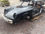 964 Body cut Shell 1991 C4 black rear fire unrepairable junk certificate