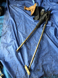 993 shifter assembly with both rods 1993 964.424.103.34 tan boot worn - 993.424.015.01