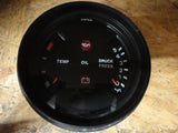 911 Oil Temp Pressure gauge  DRUCK PRESS (0-5) Red Light symbol Oil Lamp Red Light symbol Battery 1984-1989