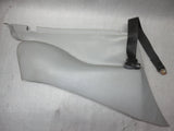 911 Rear Side Panel interior 1988 coupe left driver light Grey with seatbelt - 911.555.071.05