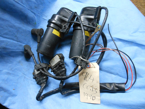 964 Ignition Coils with coil wires harness 1990 Bosch 0221118322- igniter - 944.602.115.00