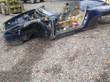 993 Body Shell cabrio 1995 blue with perfect wiring harness and salvage title -