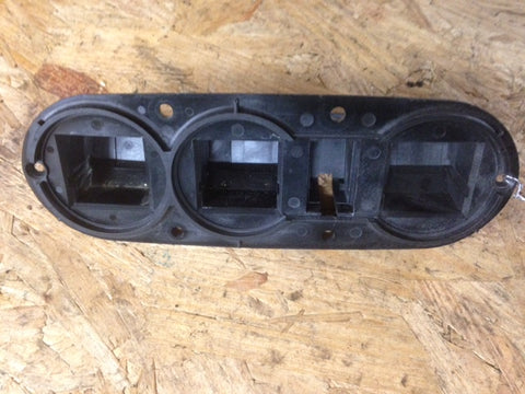 911 Power Seat Switch HOUSING 3 round, 1 square right - 928.521.560.02