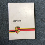 Porsche Service Booklet No. 20 European maps with listing of Service centers 5/1984 - WKD 410.00