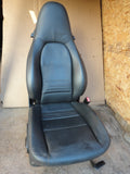 Boxster Seat power right black leather Nice -