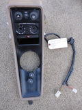 911 Center Console Taupe leatherette with switches defrost, hazard, and central lock, wire harness - 911.552.030.50