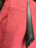 911 Door panel TOP COVER strip leatherette left driver black tan up to 1986 - 911.555.083.47