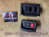 993 console switch panel with red hazard,I info switches UPPER SET ONLY - 964.552.135.01