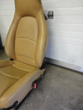 993 SEAT left power 2/2 way tan heavy wear needs repair - 993.199.880.80