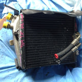964 Oil Cooler Tiptronic assembly with brackets, fan, shroud, fan mount, Trans cooler, fittings, hoses  Laengerer & Reich - 964.207.220.02