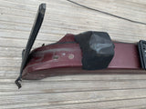 911 Rear Bumper european with both euro rear guards, tow eye and side strips burgundy 1984 - 930.505.112.01