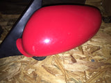 Boxster mirror left driver RED 2003 - 986.200.480.91