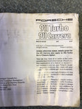 Porsche 911 Turbo Carrera Owners Manual Purple cover 6/87  original in poor condition 1988 - WKD-911-021-88