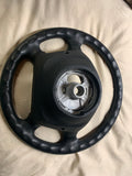 993 Steering wheel black leather nice 1996 - 993.347.804.55