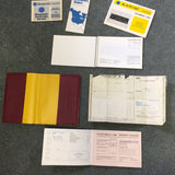 Porsche 911SC Owners manuals Service Book Warranty Maintenance Blaupunkt Bamberg QTS Dealer Directory Window Sticker 1981 -