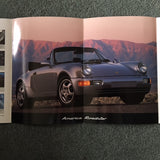 Porsche America Roadster Limited Edition Poster Brochure Promotion ORIGINAL 1992 -