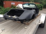 911 Body Shell Cabriolet 1987 silver primered -