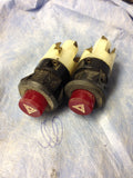 911 Hazard Switch Hella 1579-09 Red lens double white triangle 1984 - 911.613.124.32
