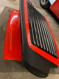 911 Rear Spoiler Carrera with lid with ac condensor 1986 Red ovrsize shipping rates apply -