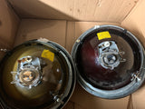 911 H4 Headlights with trim ring scews Black, nice Sold as a pair - 0301800101
