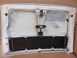 911 Engine Lid with grille with Carerra script 1986 White, ET light, wiring harness, latch - 911.512.010.65