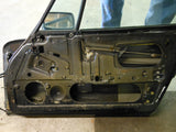 911 Door Targa Cab black metallic  round access hole era right passenger 1984 - 911.531.006.21