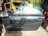 911 Door Targa 1987 left driver, black, mirror, glass round access hole era harness has been spliced repainted several times - 911.531.005.23