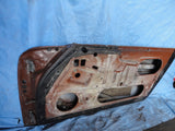 911 Door shell right passenger Brown 1977, No glass, No mirror, No wiring,  window regulator inside door round access hole era - 911.531.006.21