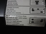 911 Glove Box Door 1974 -89 911.552.010.04 - 911.552.010.02