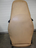 993 SEAT left power 2/2 way tan heavy wear needs repair - 993.199.880.80