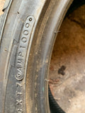 Toyo Proxses 225/40/ZR18 92y used tire -