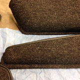 911 Upholstery kit with Carpet Set Coupe 1988 custom Charcoal Fleck color rear seats, door pockets, 911.551.015.02 - 911.551.013.05